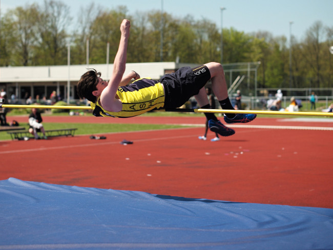 colchón saltos atletismo